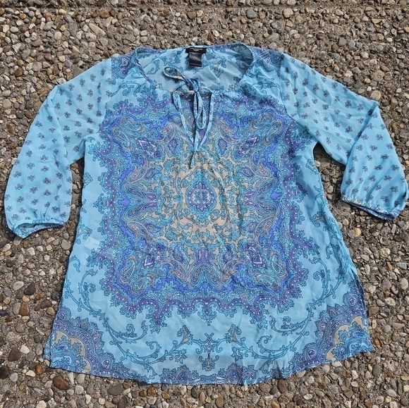 Anne Taylor Petite Shear top size XSP - Picture 3 of 5